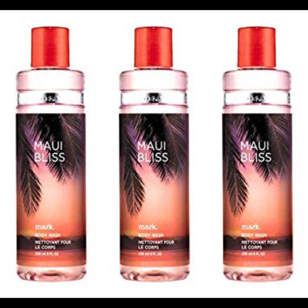 3 Mark by Avon Maui bliss body wash shower gel 8oz